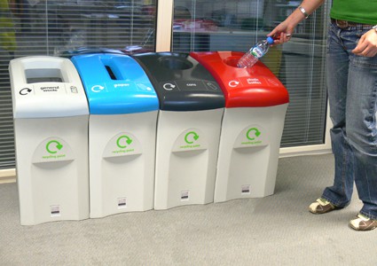 Recycle more in the office